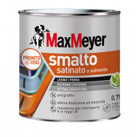 MAXMEYER SMALTO A  SOLVENTE SATINATO BASE NEUTRA FLACONE 450 ML