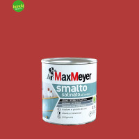 Smalto Acqua P. Satinato - Rosso Ciliegia - Flacone da 0,75 Litri