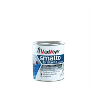 SMALTO ALL'ACQUA POLIURETANICO BRILLANTE GRIGIO PIETRA FLACONE DA 125 ML 