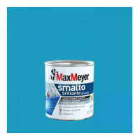 SMALTO ALL'ACQUA POLIURETANICO BRILLANTE TURCHESE FLACONE DA 750 ML 