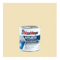 Maxmeyer smalto all'acqua poliuretanico brillante bianco panna flacone da 750 ml