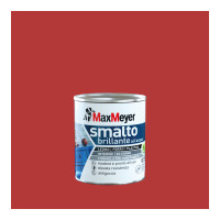 SMALTO ALL'ACQUA POLIURETANICO BRILLANTE ROSSO CILIEGIA FLACONE DA 125 ML 