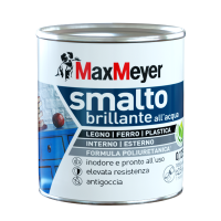 SMALTO ALL'ACQUA POLIURETANICO BRILANTE GIALLO ESTATE FLACONE DA 125 ML 