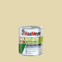 SMALTO ALL'ACQUA POLIURETANICO OPACO BIANCO PANNA FLACONE DA 750 ML 