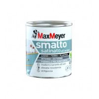 SMALTO ALL'ACQUA POLIURETANICO SATINATO BIANCO PANNA  FLACONE DA 500 ML 