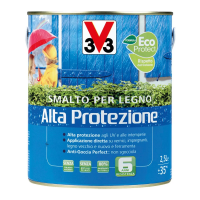 V33 Smalto per legno Alta Protezione Flacone da 0,5Litri Bianco ghiaccio