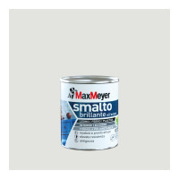 SMALTO ALL'ACQUA BRILLANTE POLIURETANICO BIANCO GHIACCIO FLACONE DA 125 ML 