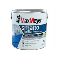 SMALTO ALL'ACQUA BRILLANTE BIANCO FLACONE DA 2 LT 