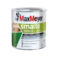 maxmeyer  Smalto all`acqua  poliuretanico opaco  grigio fumo flacone da 750 ml 