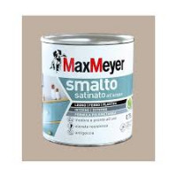 Maxmeyer smalto all'acqua poliuretanico satinato tortora flacone da 750 ml