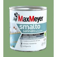 SMALTO ALL'ACQUA SATINATO ROSSO FLACONE DA 500 ML  