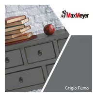 SMALTO ALL'ACQUA SATINATO GRIGIO FUMO FLACONE DA 500 ML 