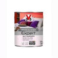 V33 Smalto multisupporto expert bianco opaco flacone da 125 ml 