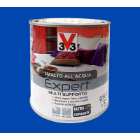 V33 Smalto multisupporto expert blu cobalto flacone da 500 ml 