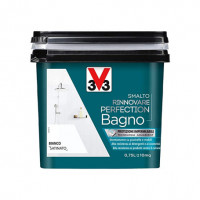 V33 SMALTO RINNOVARE PERFECTION BAGNO BIANCO SATINATO FLACONE DA 750 ML 