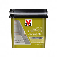 V33 Smalto rinnovare perfection pavimenti grigio titanio satinato flacone da 750 ml 