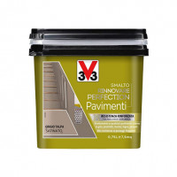 V33 Smalto rinnovare perfection pavimenti grigio talpa satinato flacone da 750 ml 