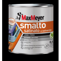 SMALTO SOLVENTE SATINATO BIANCO FLACONE DA 125 ML