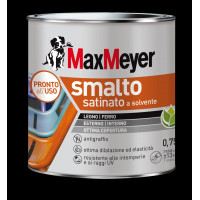 SMALTO SOLVENTE SATINATO BIANCO FLACONE DA 750 ML 