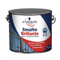 Lo specialista Smalto solvente brillante flacone da 2 lt. Bianco