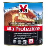 Smalto per legno formula all'acqua bruno scuro flacone da 500 ml