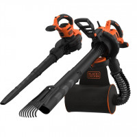 BLACK & DECKER BEBLV301-QS - Soffiatore/Aspiratore/Trituratore  con zaino 3000W