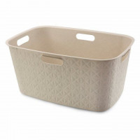 Cesta portabiancheria Softex bianco gesso 45 litri Keter