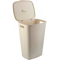 Portabiancheria Softex bianco gesso litri 56 Keter