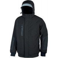 U-power SOFTSHELL IMBOTTITO BLAZE Black Carbon Taglia L