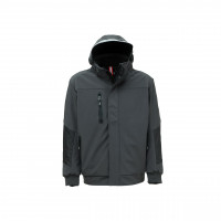 U-power Softshell imbottito blaze grey meteorite tg.l