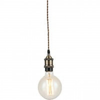 Lampada sospensione Vintage rame 126 cm Fan Europe