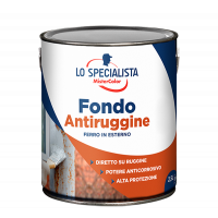 FONDO ANTIRUGGINE SOLVENTE  GRIGIO FLACONE DA 2.5LT