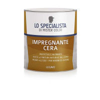 Lo specialista Impregnante protettivo cera all'acqua noce chiaro flacone da 750 ml 