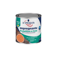 Protettivo Impregnante cera acqua flacone da 0,75 lt. mogano