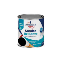 LO SPECIALISTA SMALTO ACQUA BRILLANTE  NERO FLACONE 500 ML 