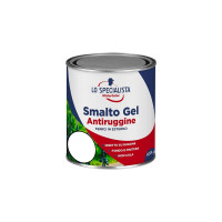 Smalto Gel Antiruggine - Flacone da 0,5 Litri - Bianco