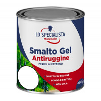 Smalto Gel Antiruggine - Flacone da 0,5 Litri - Bianco