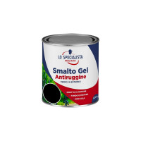 Smalto Gel Antiruggine - Flacone da 0,5 Litri - Nero