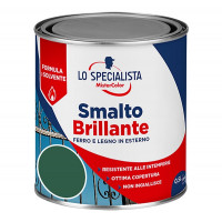 LO SPECIALISTA SMALTO SOLVENTE BRILLANTE VERDE SCURO FLACONE DA 500 ML 