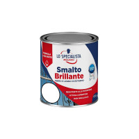 LO SPECIALISTA SMALTO SOLVENTE BRILLANTE BIANCO FLACONE DA 500 ML 