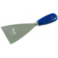 vigor spatola per stuccatori manico in legno blu mm. 100