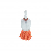 Wolfcraft  Spazzola a pennello con filo di nylon D.25mm Gambo 6 mm  