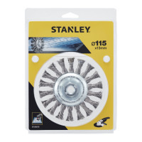 Stanley Spazzola circolare per angolari, in acciaio, Ø 115 mm