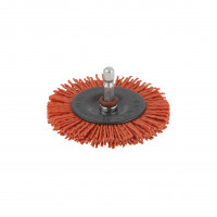 SPAZZOLA DISCO NYLON 75MM GAMBO 6 MM