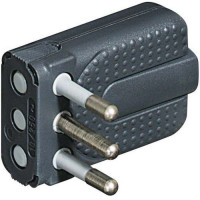 Kit - spina corner salvaspazio 2p+t 10a grigio bticino 