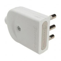 Spina mobile orientabile electraline  bianco 2p+t 16a