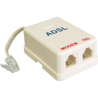 Filtro Adsl Con Spina E 2 Prese 
