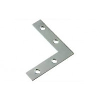 SQUADRETTE AD ANGOLO  IN ACCIAIO ZINCATO 40X40X12X1MM CONFEZIONE DA 4PZ
