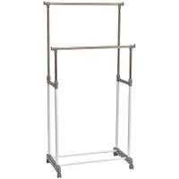 STANDER APPENDIABITI DOPPIO 80X42X98/165CM NERO 