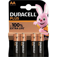 duracell aa plus alcalina 1 blister da 4 pile  stilo